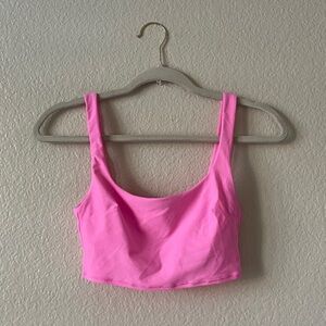 aerie Scoop Swim Tank Cropped Longline Shelf